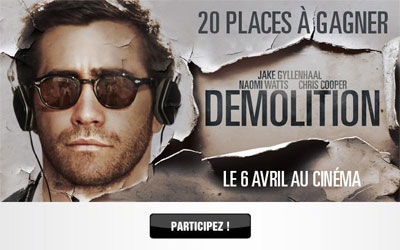 Places de cinéma pour le film "Demolition"