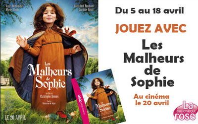 Places de cinéma pour le film "Les malheurs de Sophie"