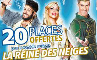 Invitations pour la comédie musicale "La Reine des Neiges"