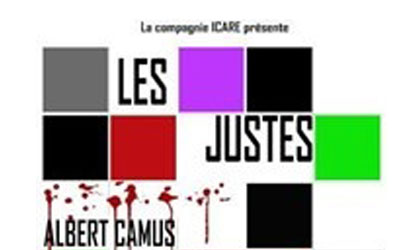 Invitations pour la pièce "Les Justes de Camus"