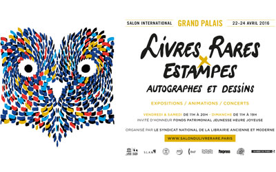 Invitations pour le "Salon International du Livre Rare"