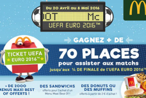 Invitations pour un match de l'Euro 2016 à Lille ou Lens