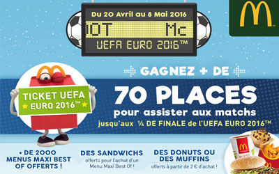 Invitations pour un match de l'Euro 2016 à Lille ou Lens