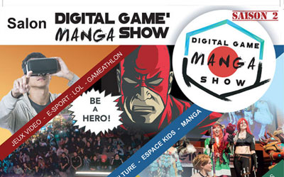 Entrées pour le salon "Digital Game Manga Show"