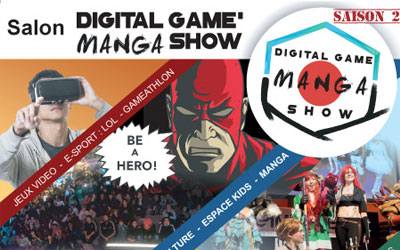 Invitations pour le salon "Digital Game'Manga Show"