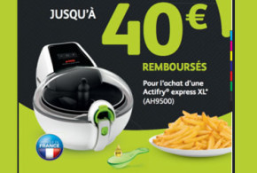 40€ remboursés sur l'Actifry de Seb