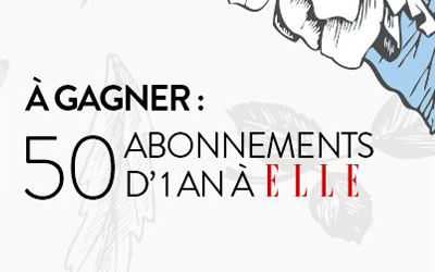 Abonnements d'un an au magazine Elle