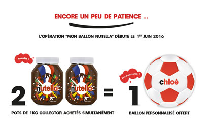 Ballon Nutella personnalisé Gratuit