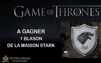 Blason de la maison Stark de la série "Games of Thrones"