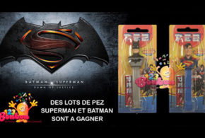 Bonbons PEZ Batman et Superman