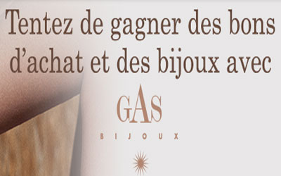 Bons d'achat Gas Bijoux de 200 euros