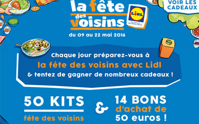 Bons d'achat LIDL de 50 euros