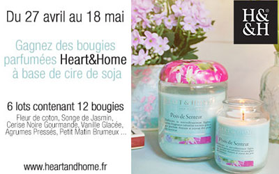 Bougies Heart & Home