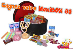 Box remplie de bonbons