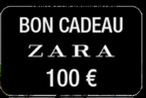 Cartes cadeau Zara de 100 euros