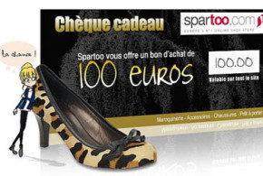 Chèque cadeau Spartoo de 100 euros