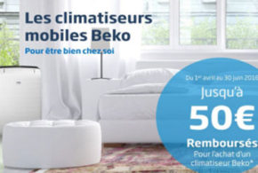 Climatiseurs Beko, 50 € remboursés