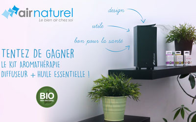 Diffuseurs d'huiles essentielles rouges Air Naturel