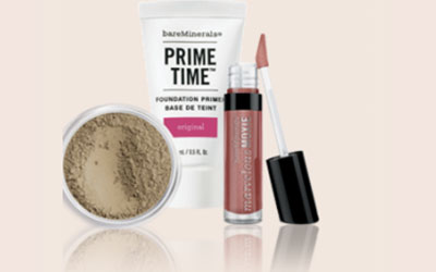 Echantillon gratuit, 3 miniatures Bare Minerals