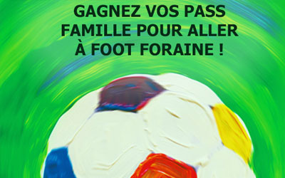 Invitations pour le Festival Foot Foraine