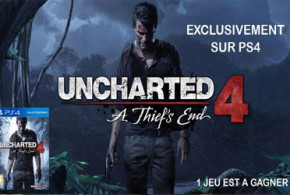 Jeu vidéo PS4 "Uncharted 4 : A Thief's End"