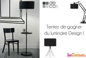 Lampadaire avec table Monaco