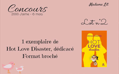 Livre "Hot Love Disaster" de Cécile Chomin