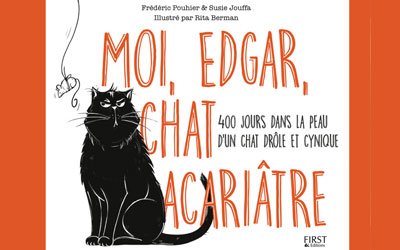 Livres Moi, Edgar, chat acariâtre