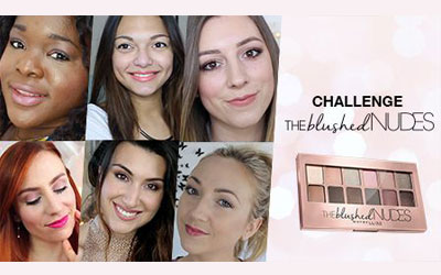 Palettes de maquillage "The Blushed Nudes"