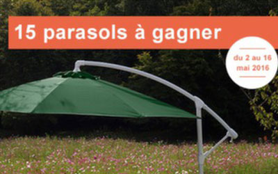 Parasol déporté