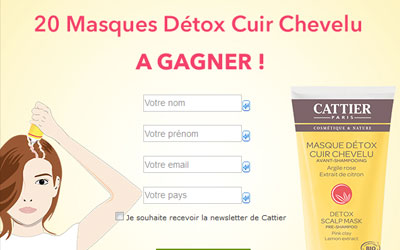 Produits de soins "Masque Détox Cuir Chevelu"