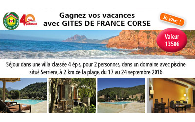 Séjour pour 2 en Corse dans une villa avec piscine