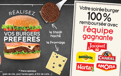 Soirée Burger 100% remboursée