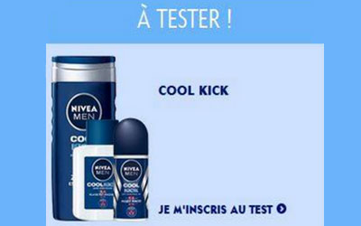 Test de produit, Gamme Cool Kick Nivea