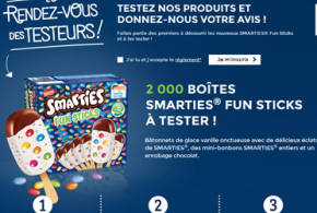 Test de produit, Glaces Smarties