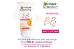 Test produit, BB Light Peaux Sèches Garnier