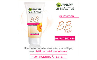 Test produit, BB Light Peaux Sèches Garnier
