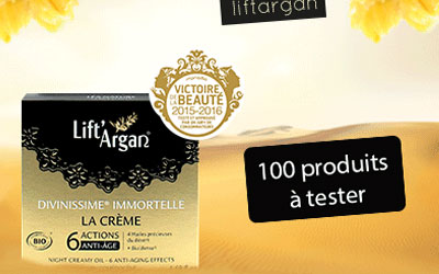 Test produit, Crème Divinissime Immortelle Lift'Argan