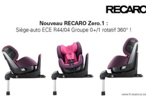 Test de produit, Siège auto Zero1 RECARO