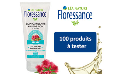 Test de produit, Soin Capillaire Huile de Ricin et Jojoba de Floressance