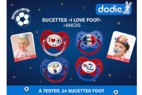 Test de produit, Sucettes édition Foot Dodie