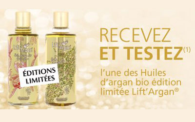 Test de produit, huiles d’argan Lift’Argan