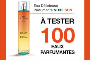 Test de produit, l'eau Délicieuse Parfumante Nuxe Sun