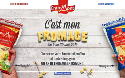 Un an de fromages Entremont