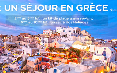 Voyage pour 2 personnes en Grèce