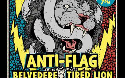 Invitations pour le concert d'Anti-Flag