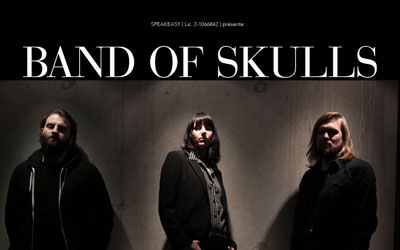 Invitations pour le concert de Band of Skulls