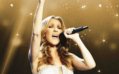 Invitations pour le concert de Céline Dion