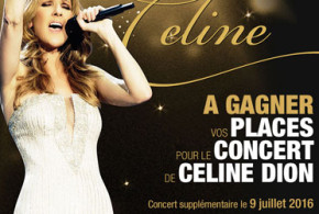 Invitations VIP pour le concert de Céline Dion