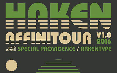 Invitations pour le concert de Haken